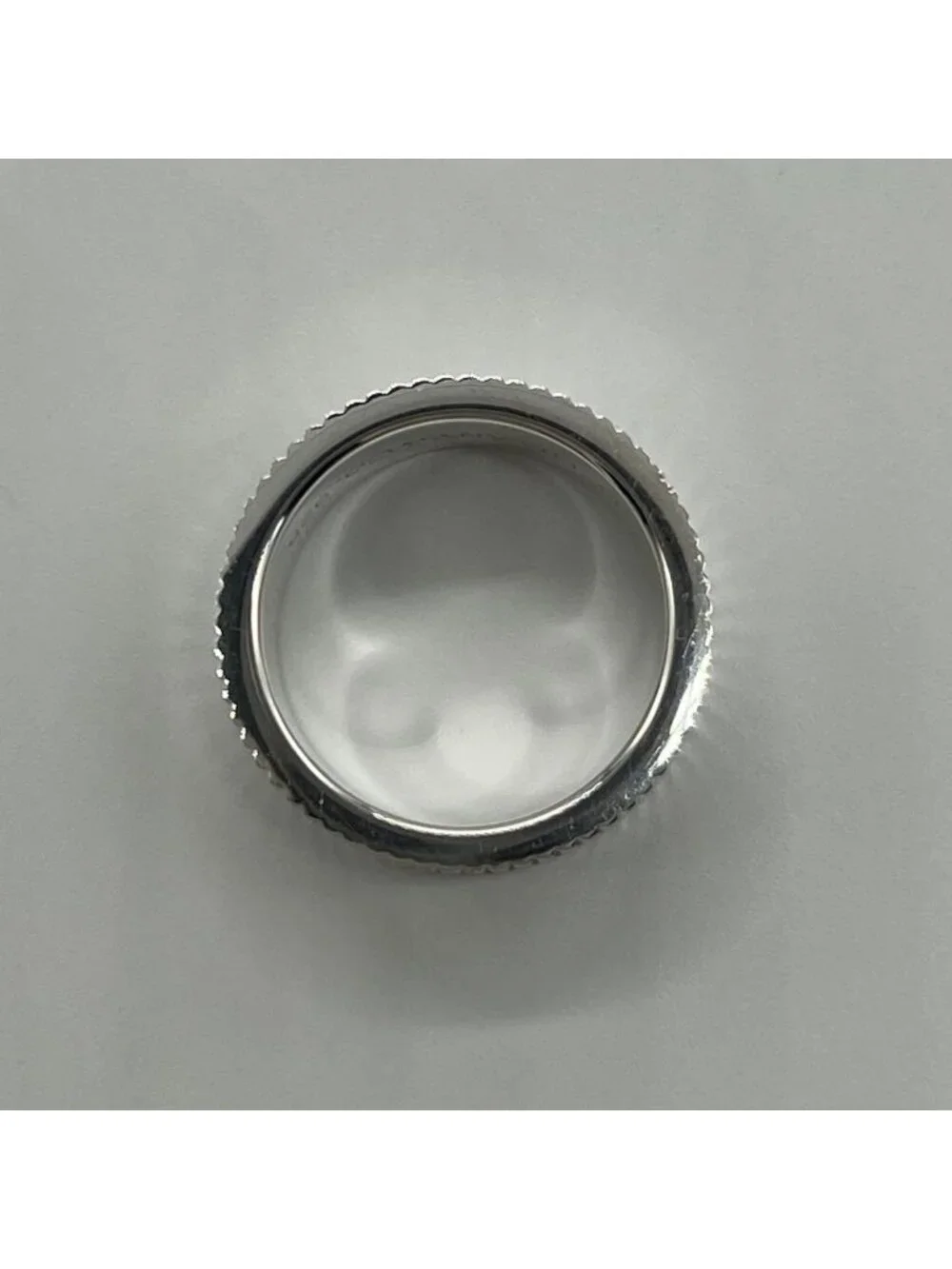 Tiffany & Co Coin Edge Ring 11 SV 925